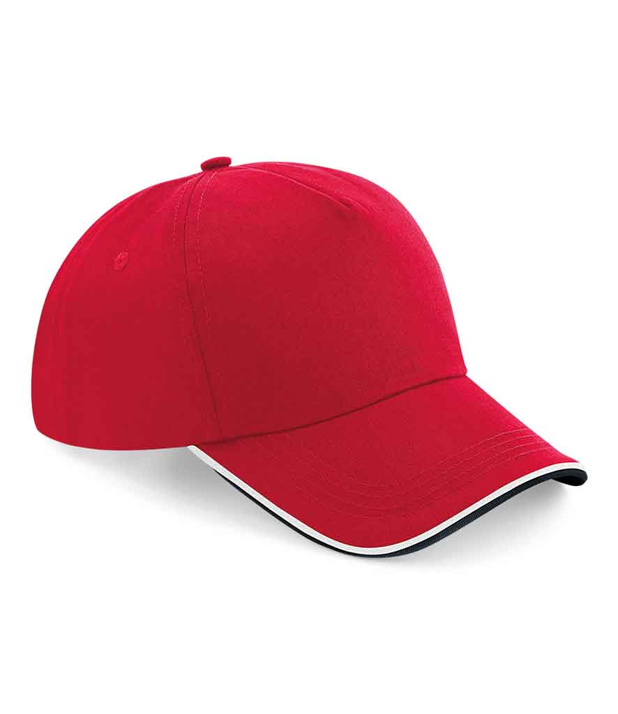 Beechfield BC25C Authentic 5-panel cap - piped peak