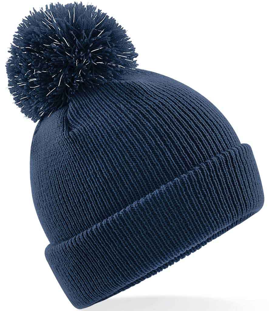 Beechfield B406B Junior reflective bobble beanie