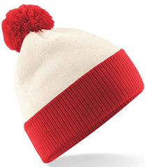 Beechfield BB451 Snowstar Duo Two-Tone Beanie