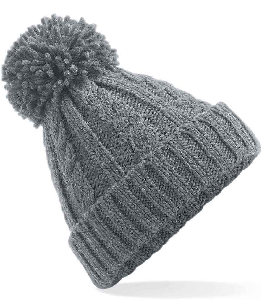 Beechfield BC480 Cable knit melange beanie