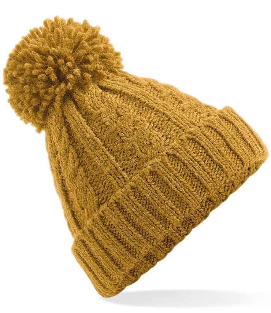 Beechfield BC480 Cable knit melange beanie