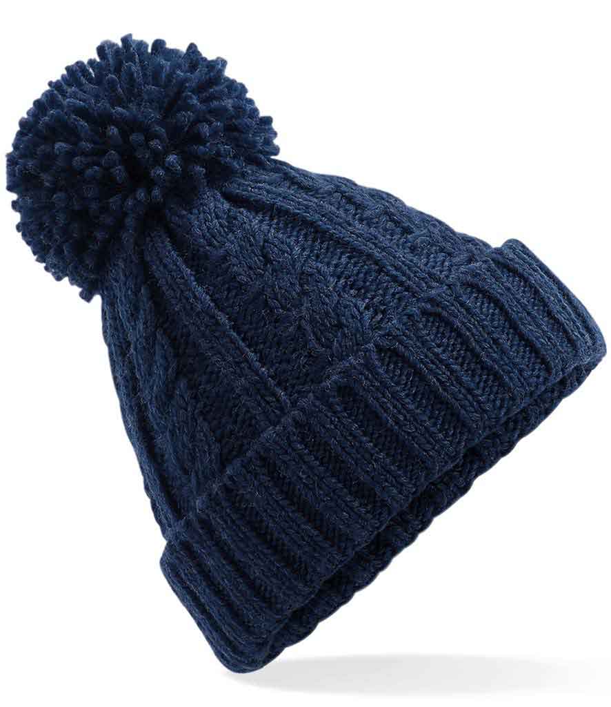 Beechfield BC480 Cable knit melange beanie