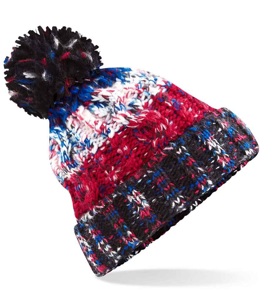 Beechfield BC486 Corkscrew pom pom beanie