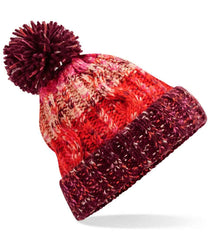 Beechfield BC486 Corkscrew pom pom beanie