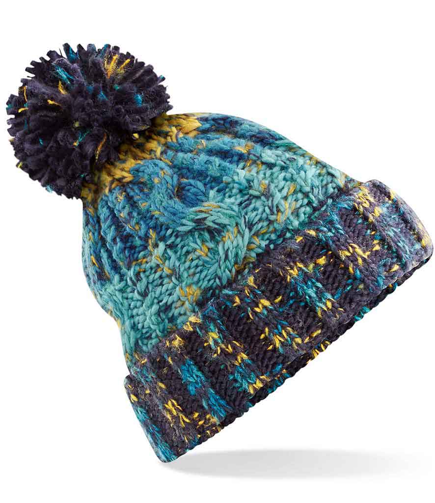 Beechfield BC486 Corkscrew pom pom beanie