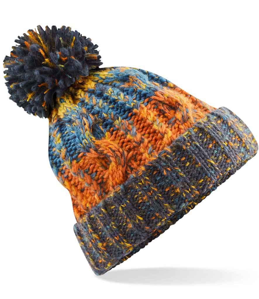 Beechfield BC486 Corkscrew pom pom beanie