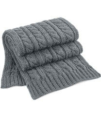 Beechfield BC499 Cable knit melange scarf