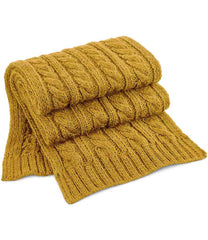Beechfield BC499 Cable knit melange scarf
