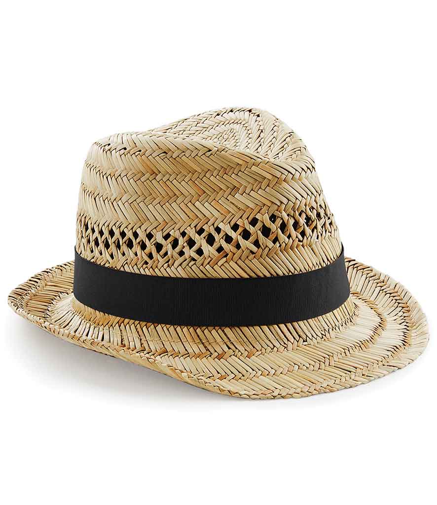 Beechfield BC730 Straw summer trilby
