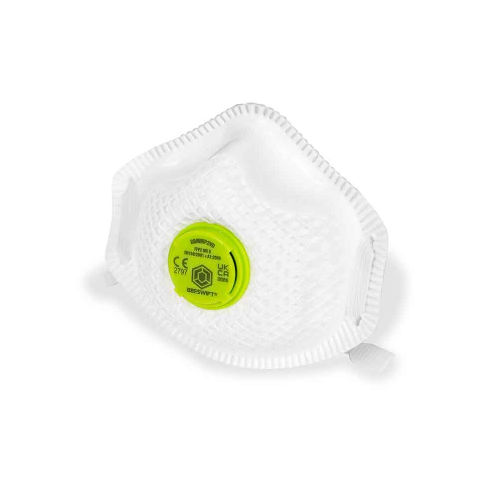 Beeswift BBMMP2VDN P2 Vented Mesh Cup Mask Box 10
