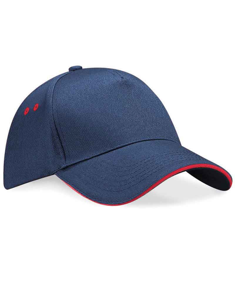 Beechfield BB15C Ultimate Cotton Cap with Sandwich Peak