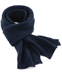 Beechfield BC424 Classic waffle knit scarf