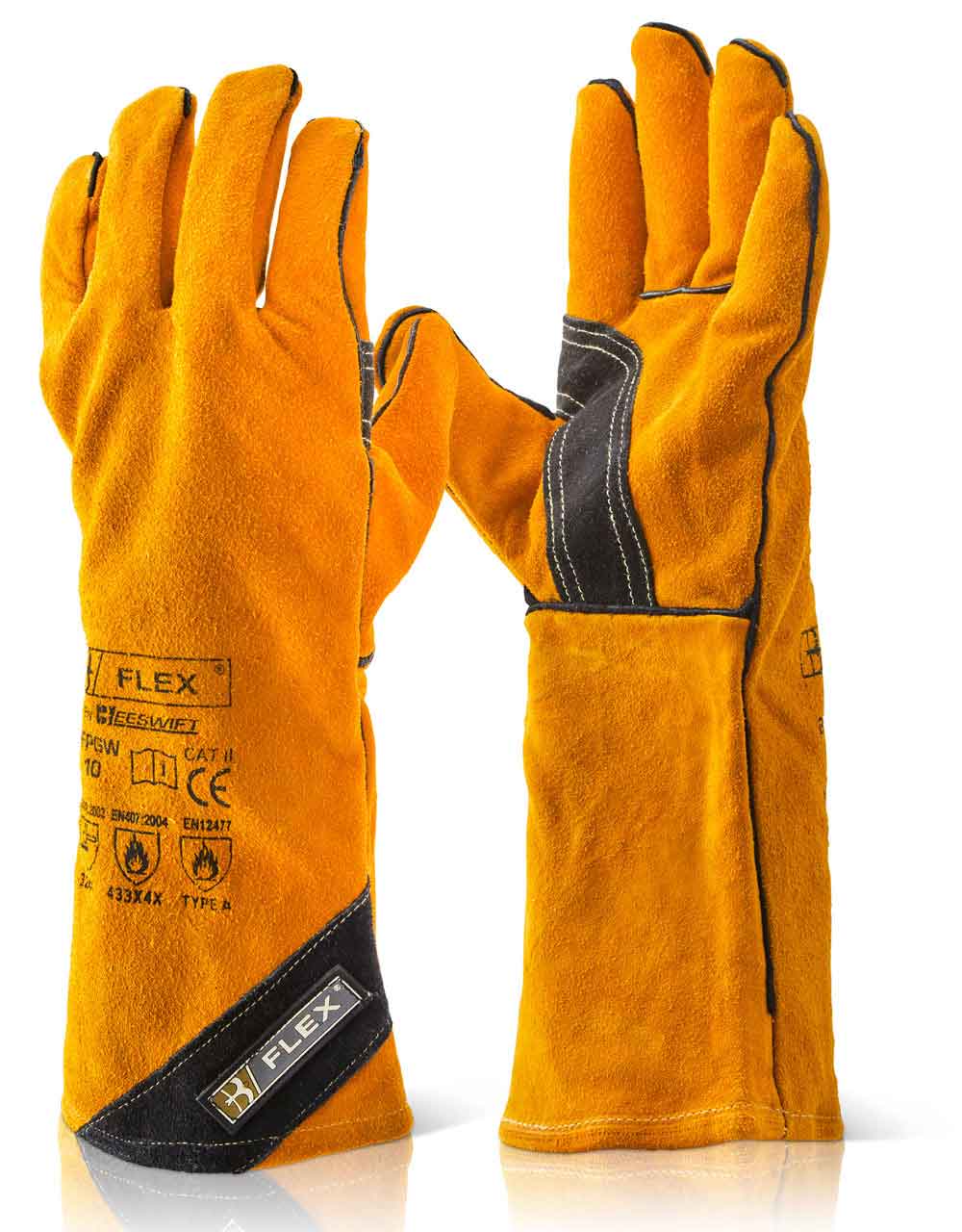 Beeswift Premium Golden Welders Gauntlet Pack of 10
