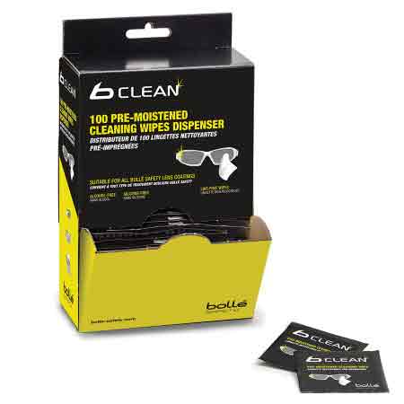 BOPACW100 Bolle B100 Lens Cln Wipes(100)