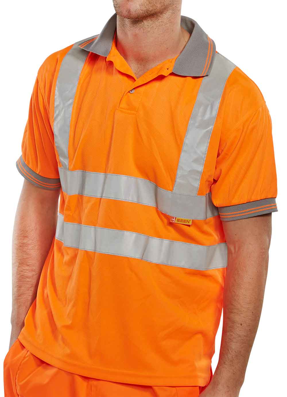 Beeswift BPKSEN Hi-Viz Polo Shirt