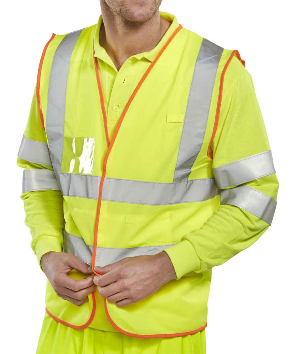 Beeswift BS061Y EN471 Hi-Vis Vest