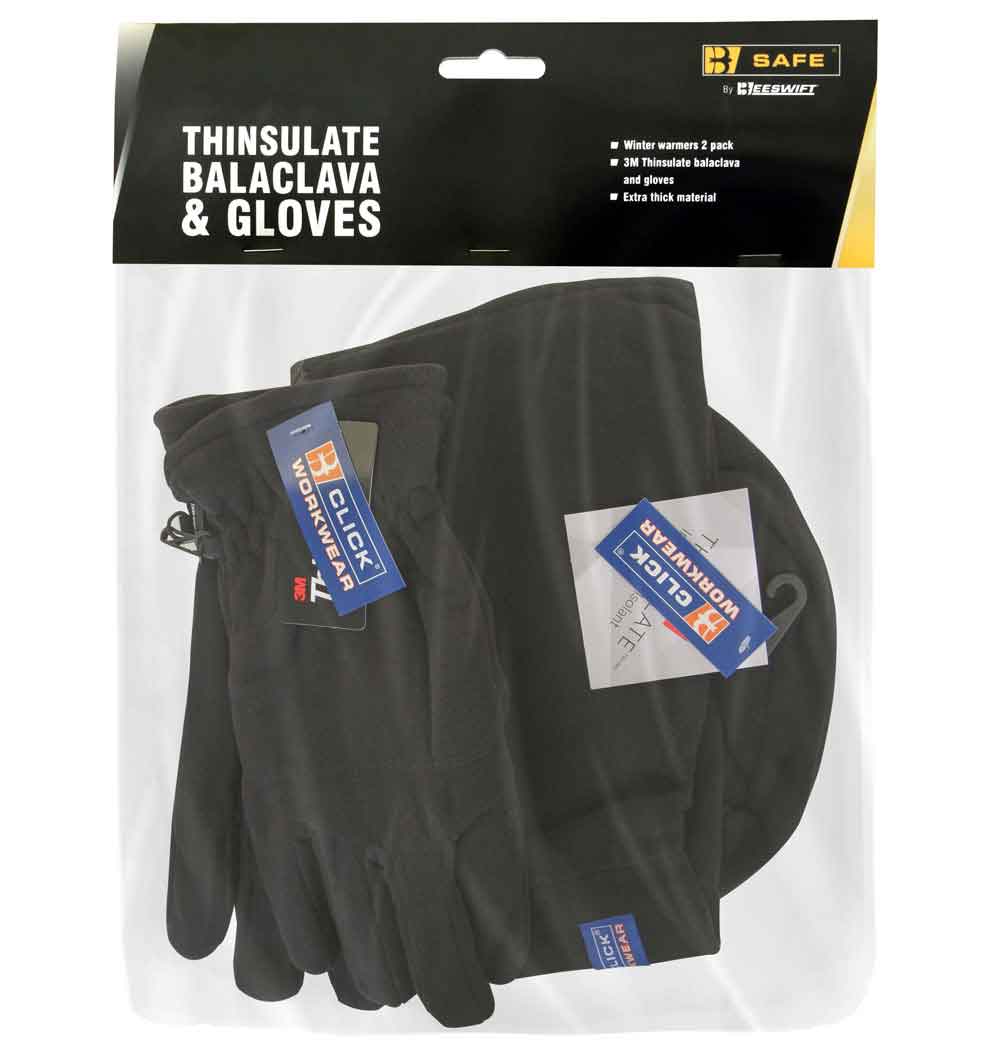Beeswift BS205 Thinsulate Balaclava & Gloves