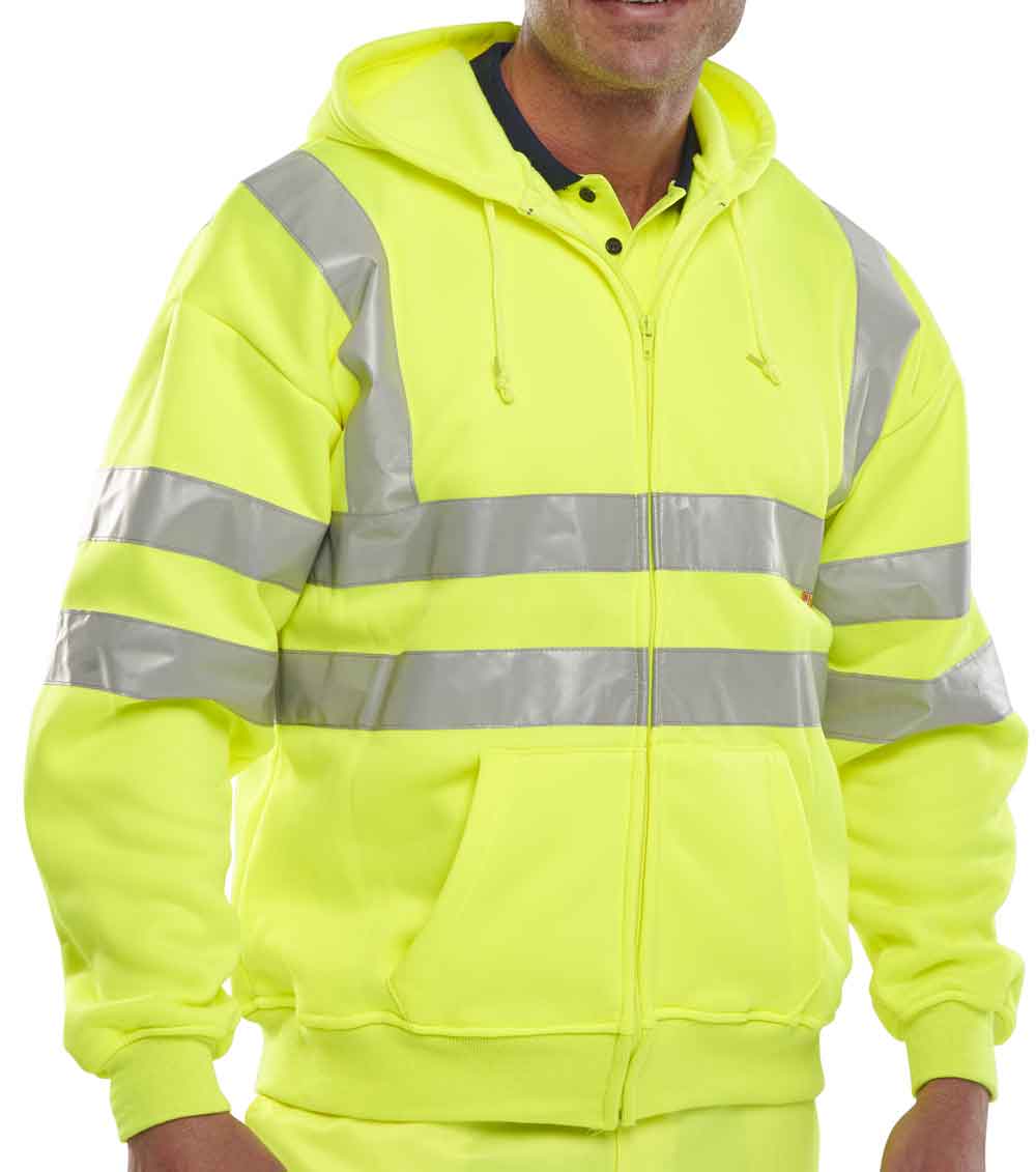 Beeswift BSHSSEN Hi-Viz Hoodie Saturn Yellow