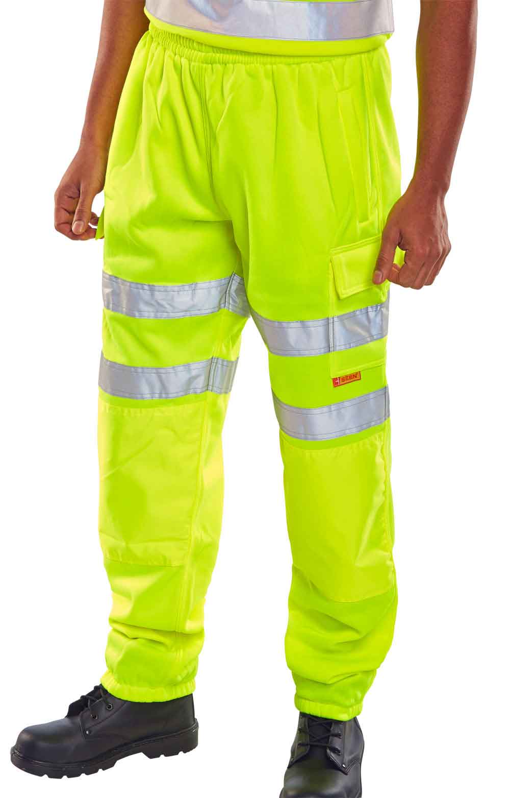 Beeswift BSJB Hi Vis Sweat Jogging Bottom