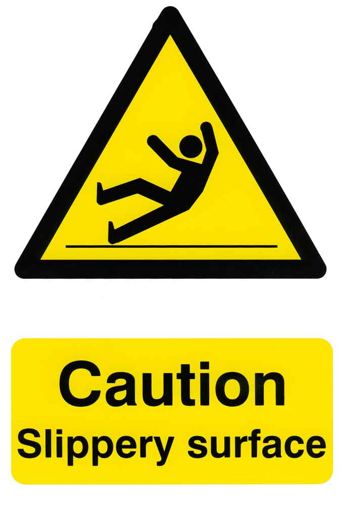Beeswift BSS1108 Sign Caution Slippery Surface