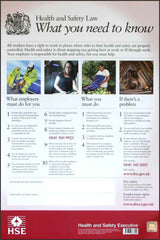 Beeswift BSSHSE01 Health & Safety Law Poster Pvc