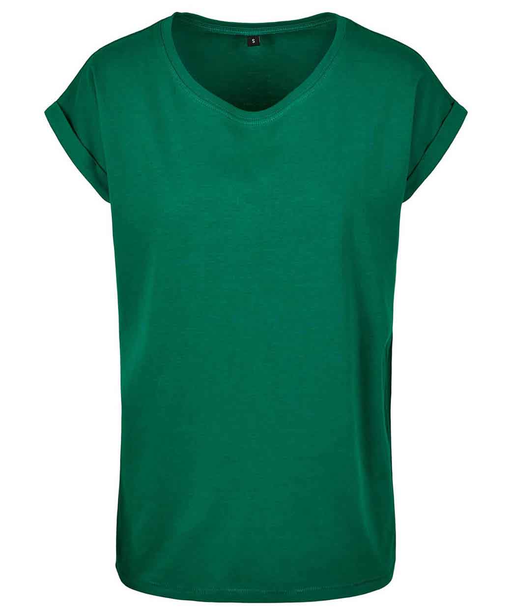 Build Your Brand BY021 Women's extended shoulder tee