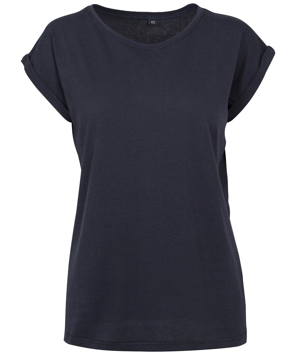 Build Your Brand BY021 Women's extended shoulder tee