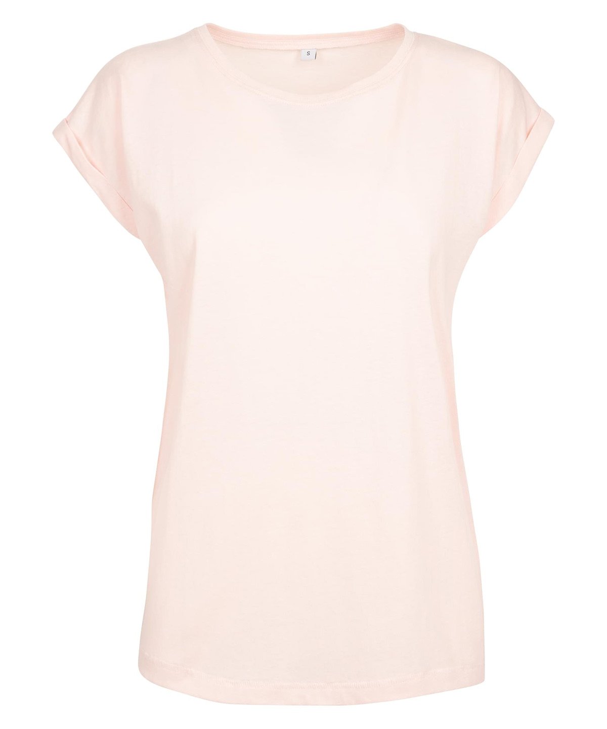 Build Your Brand BY021 Women's extended shoulder tee