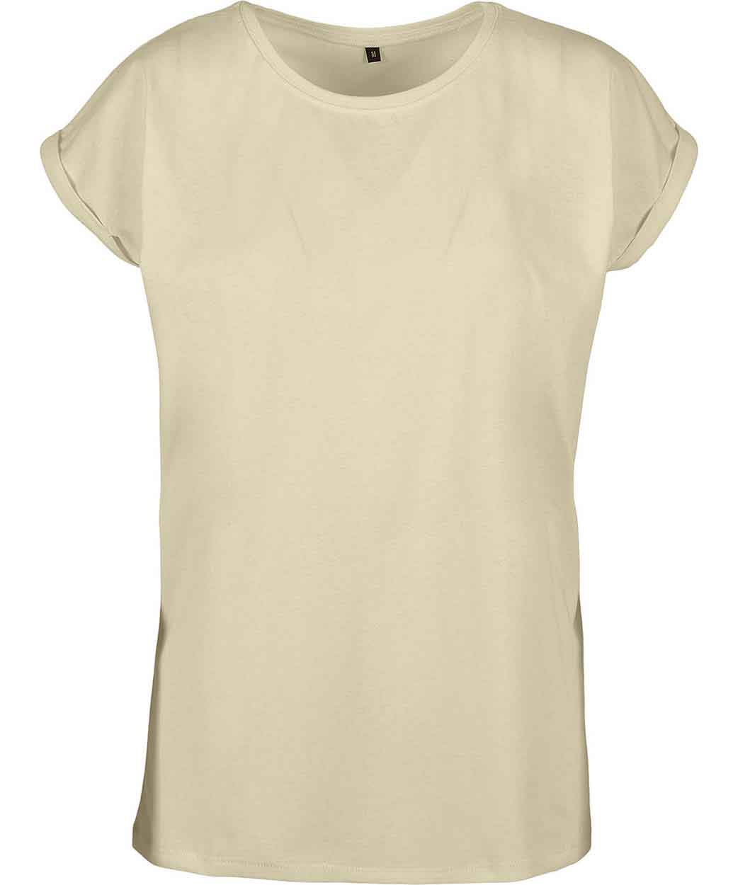 Build Your Brand BY021 Women's extended shoulder tee