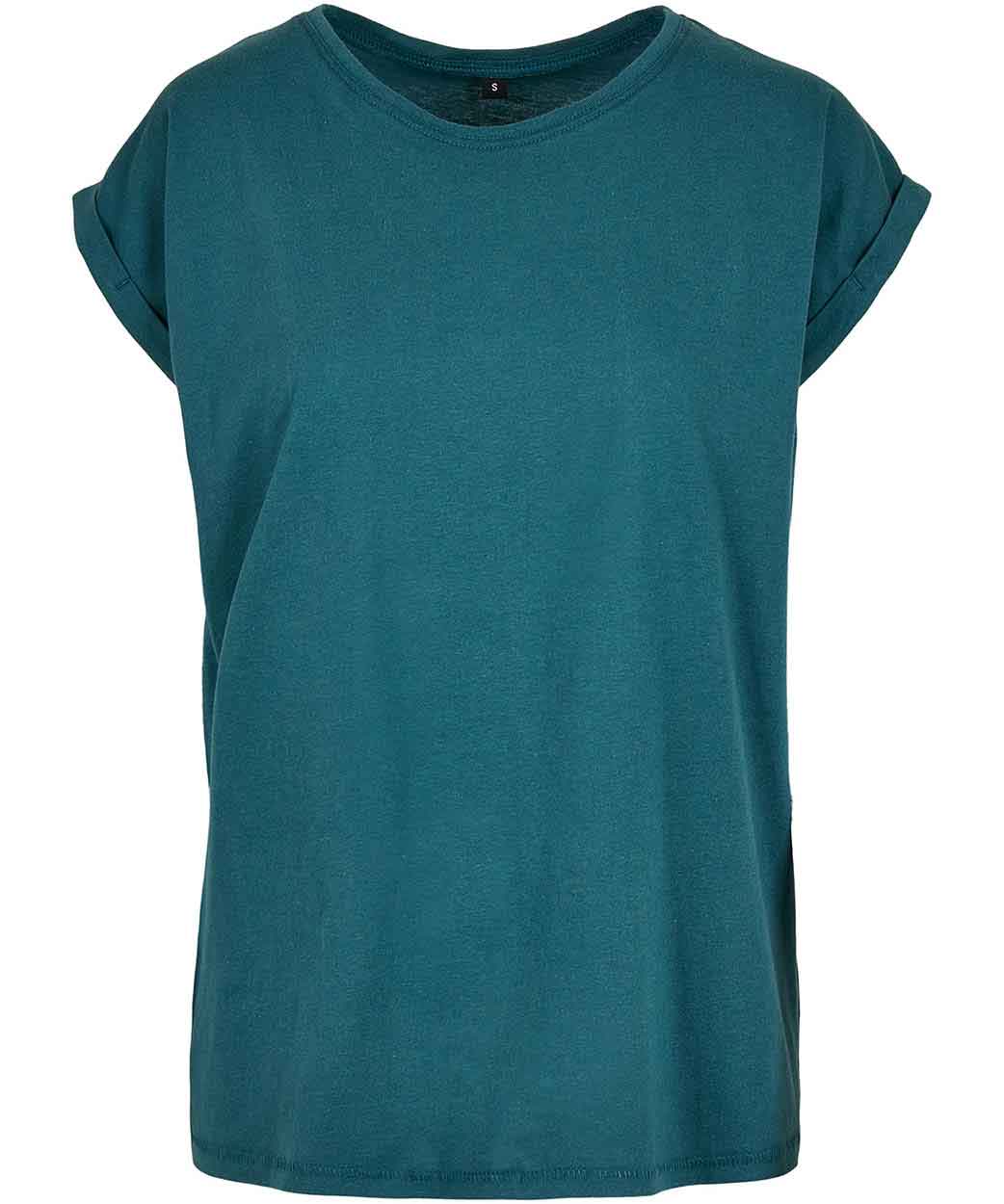 Build Your Brand BY021 Women's extended shoulder tee