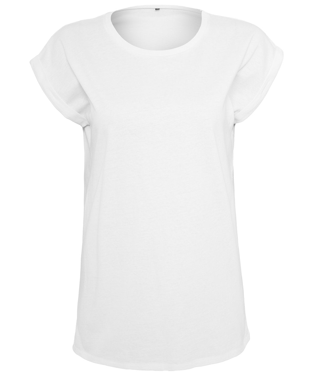 Build Your Brand BY021 Women's extended shoulder tee