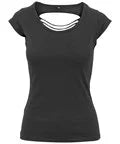 Build Your Brand BY035 Women's back cut tee
