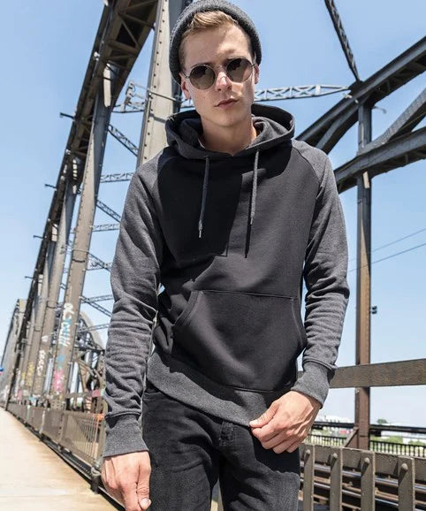 Build Your Brand BY077 Raglan hoodie