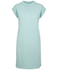 Build Your Brand BY101 Women's turtle extended shoulder dress