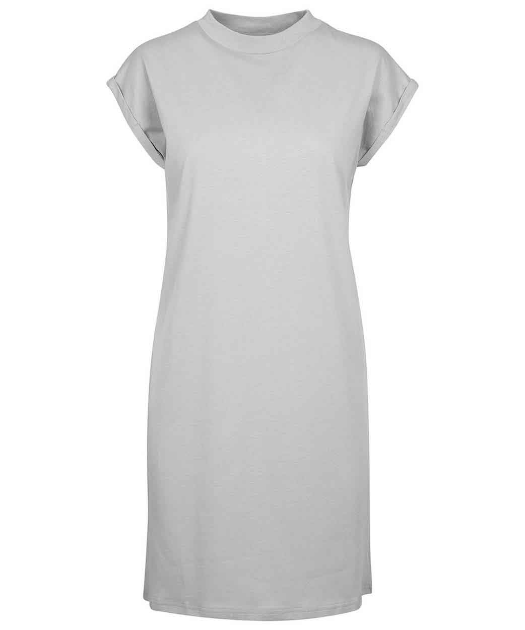 Build Your Brand BY101 Women's turtle extended shoulder dress