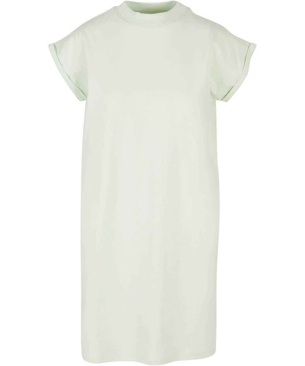 Build Your Brand BY101 Women's turtle extended shoulder dress