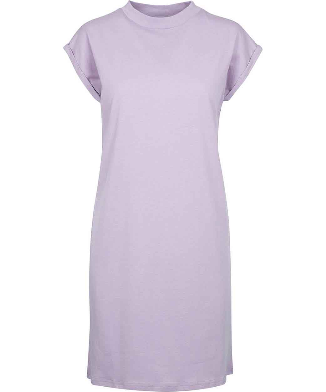 Build Your Brand BY101 Women's turtle extended shoulder dress