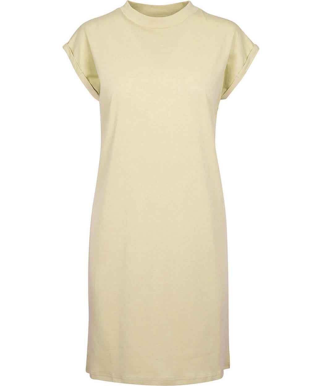 Build Your Brand BY101 Women's turtle extended shoulder dress
