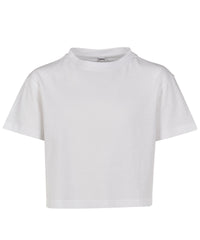 Build Your Brand BY114 Girls cropped Jersey tee