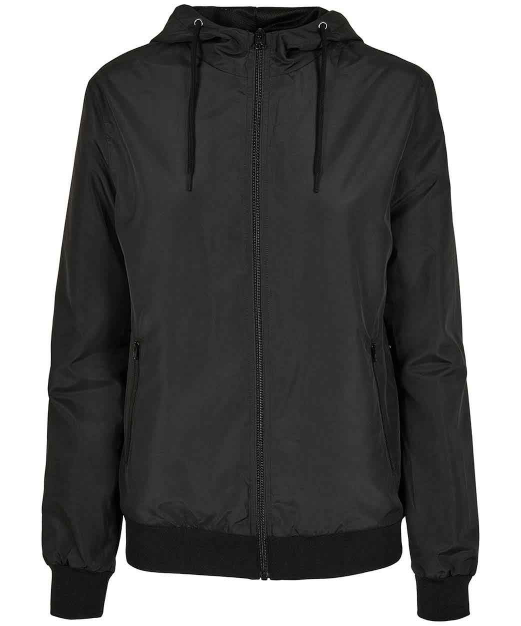 Build Your Brand BY147 Women's recycled windrunner