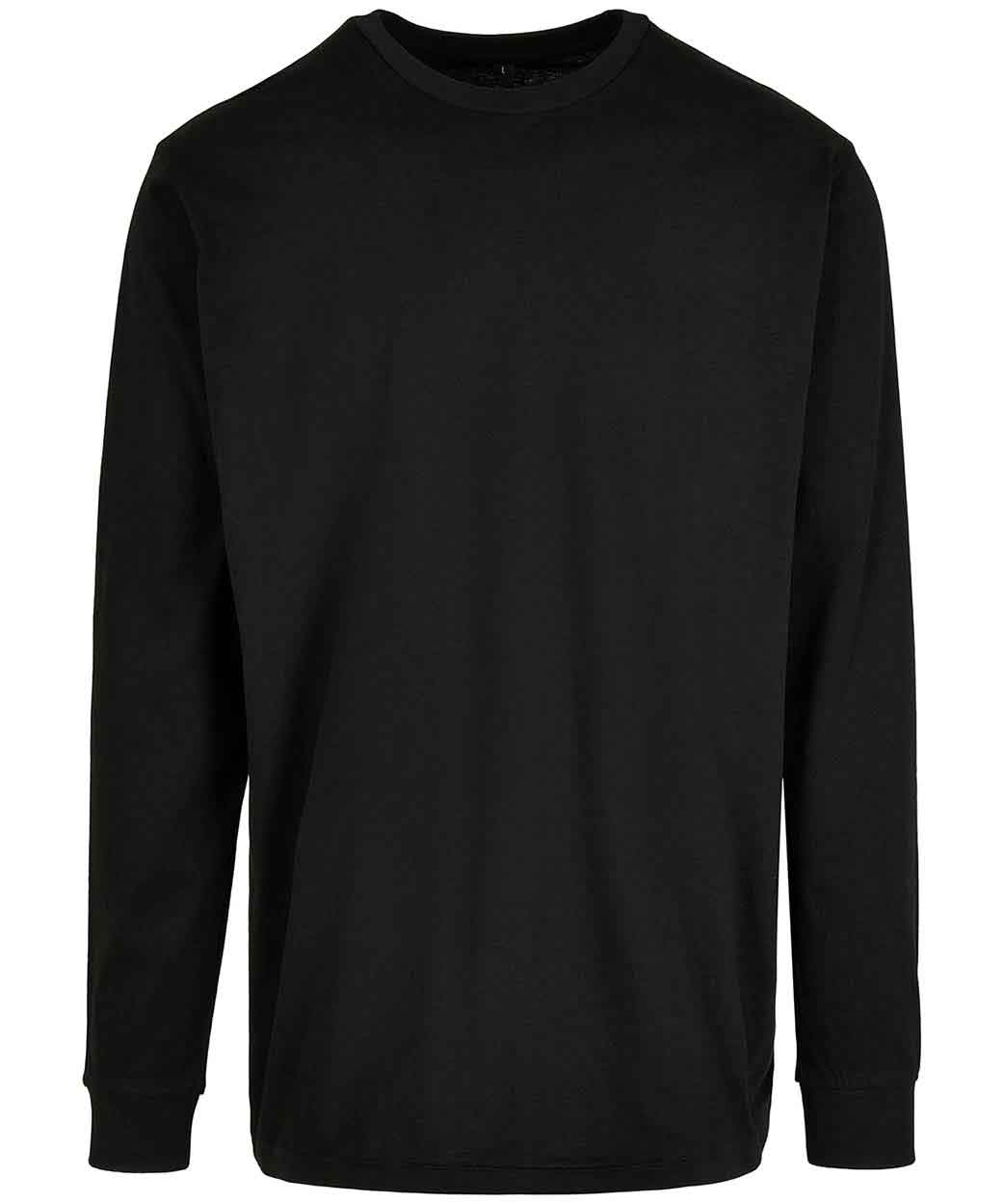 Build Your Brand BY150 Organic long sleeve with cuff rib
