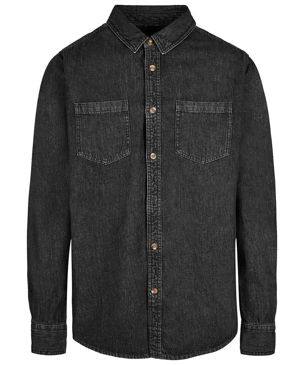 Build Your Brand BY152 Denim shirt
