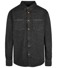Build Your Brand BY152 Denim shirt