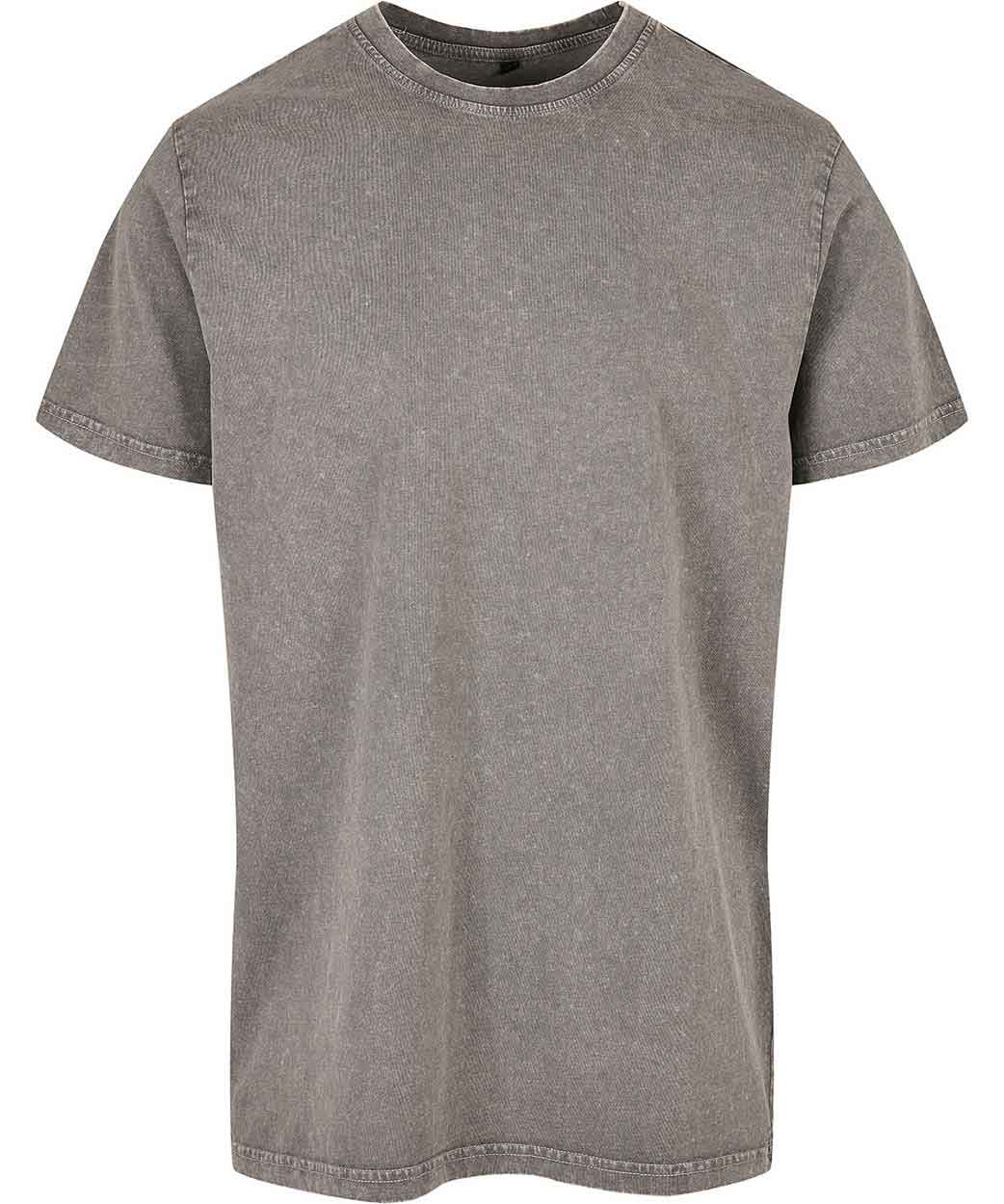 Build Your Brand BY190 Acid washed round neck tee