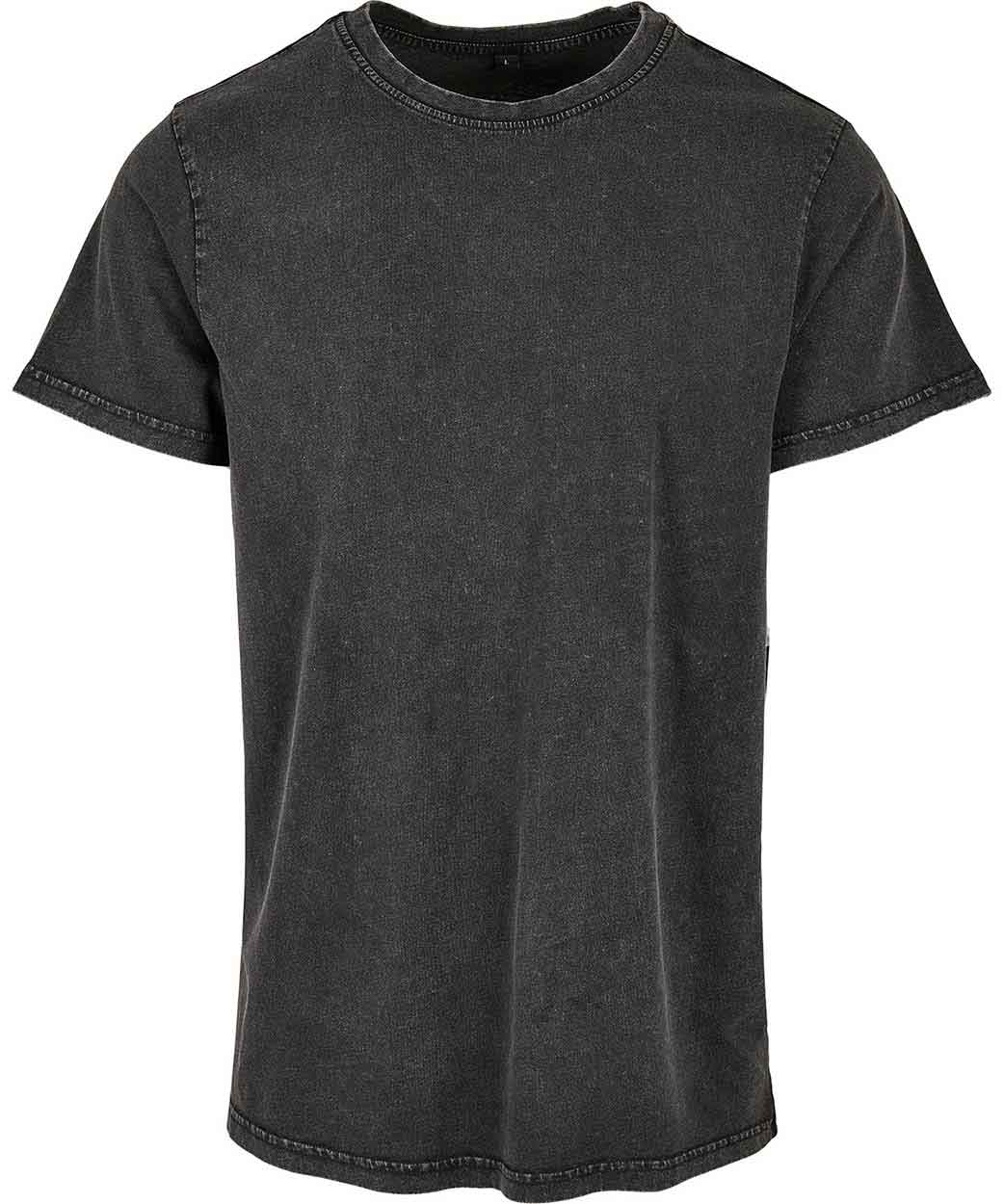 Build Your Brand BY190 Acid washed round neck tee