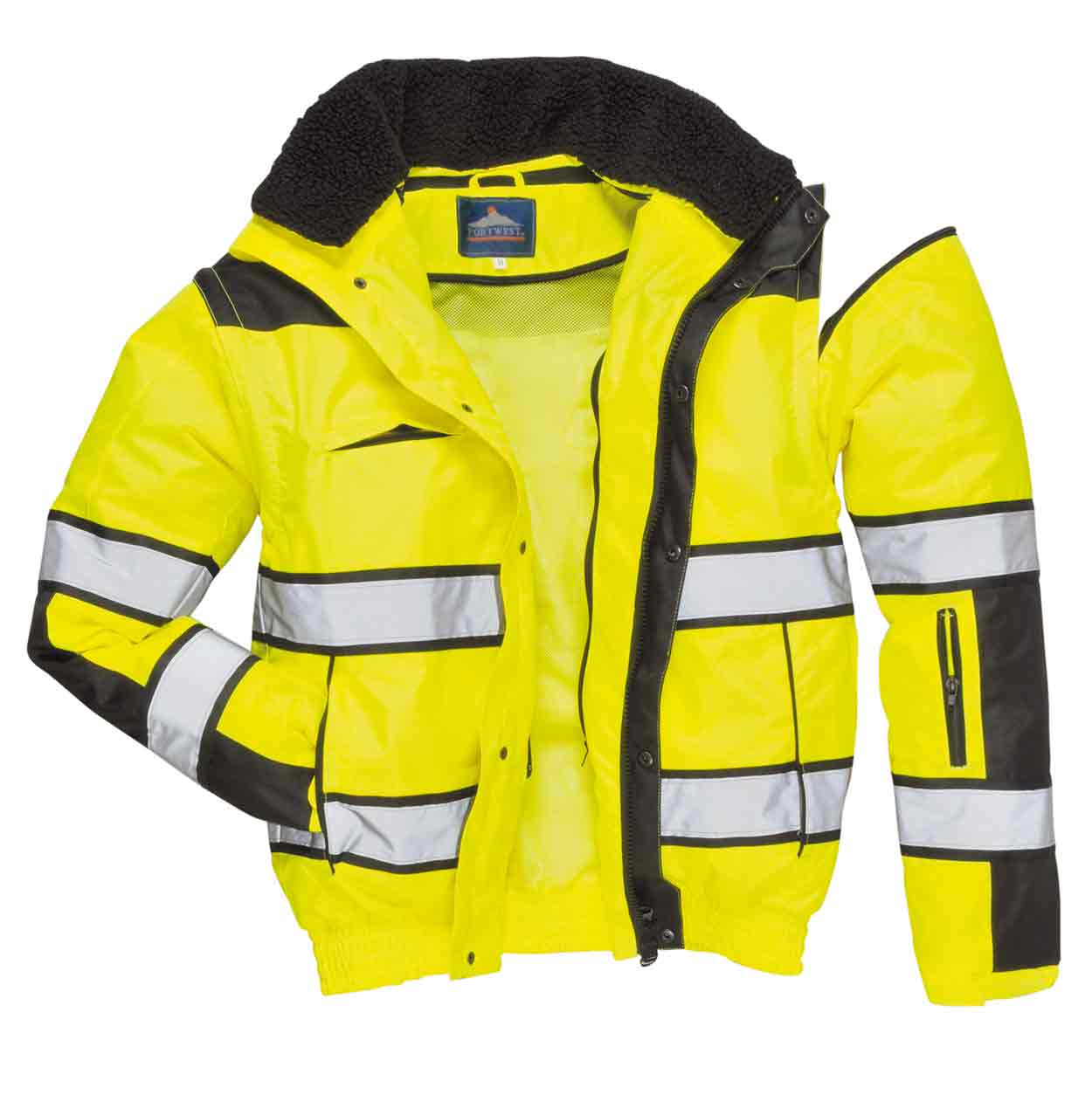 Portwest C466 Hi-Vis Classic Bomber Jacket