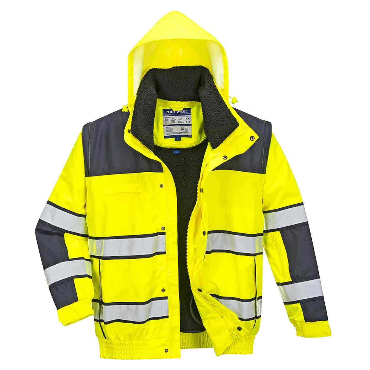 Portwest C466 Hi-Vis Classic Bomber Jacket
