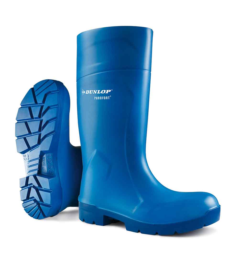 Dunlop CA61631 Purofort Multigrip Safety Welly Blue