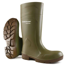 Dunlop CA61831 Purofort Multigrip Safety Welly Green