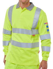 Beeswift ARC CARC12 Arc Compliant Sat Yellow Polo